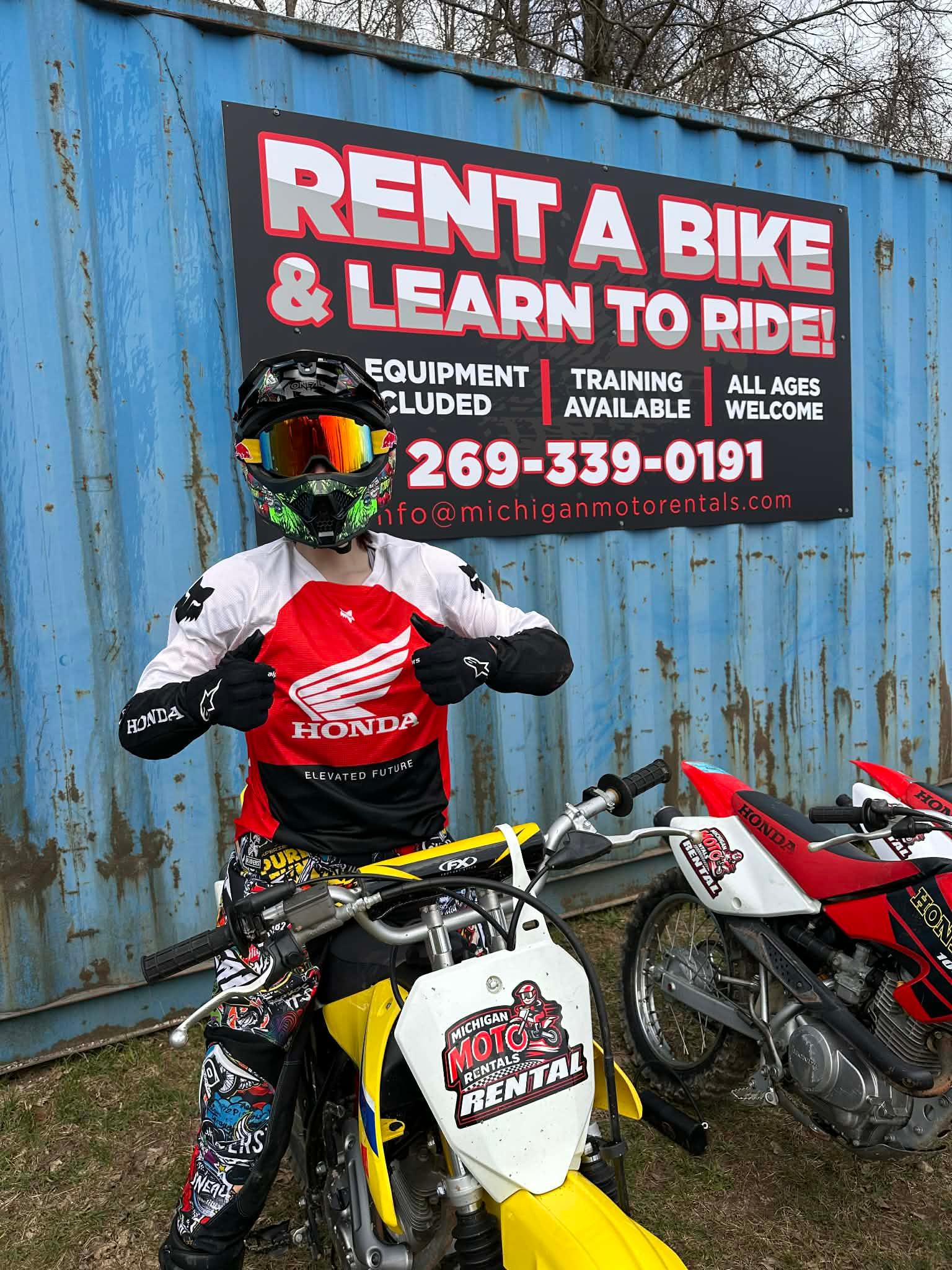 main photo of dirt bike rentals for Michigan Moto Rentals