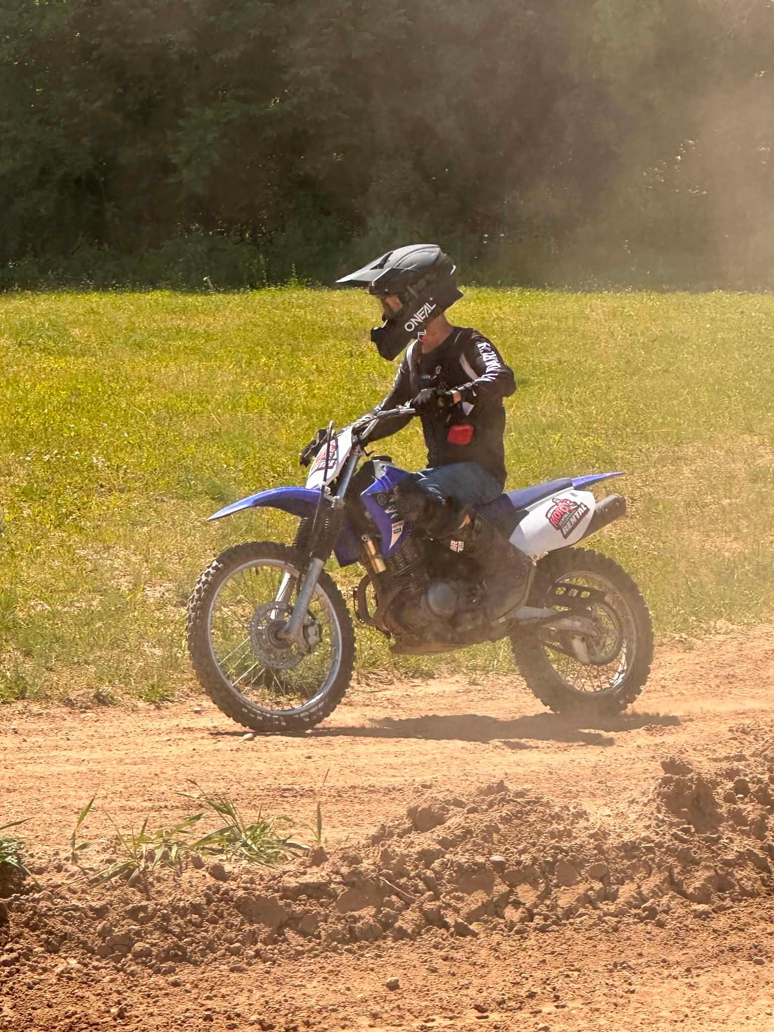 Rider on the track at Martin MX