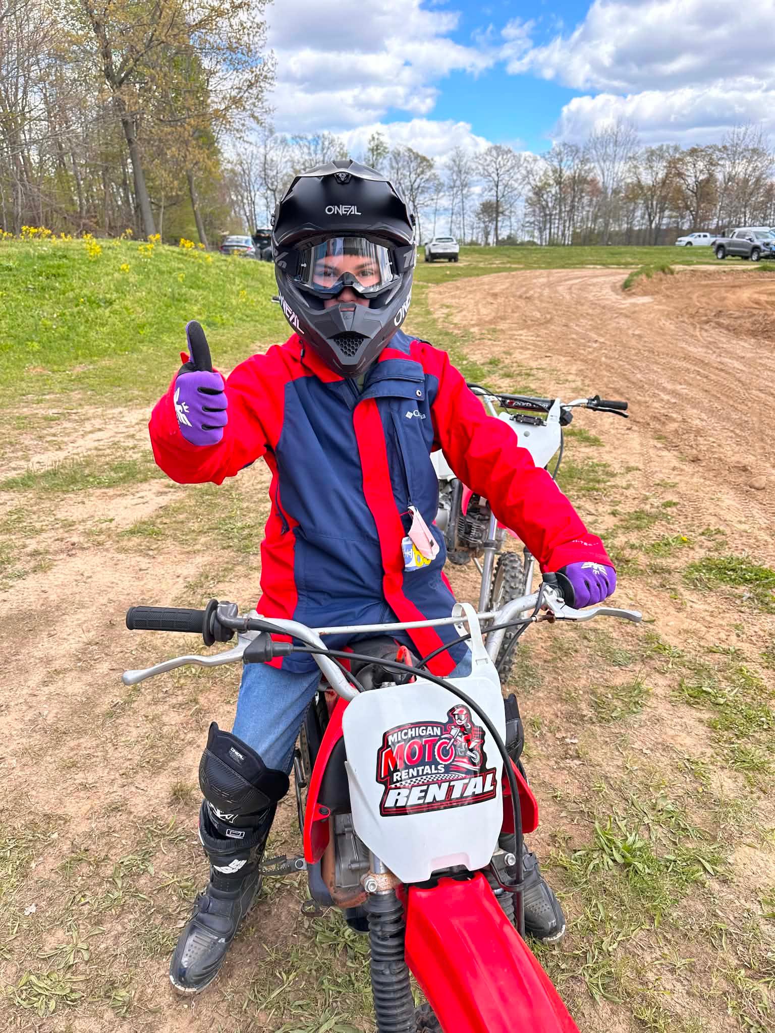 Dirt bike rider at Martin MX